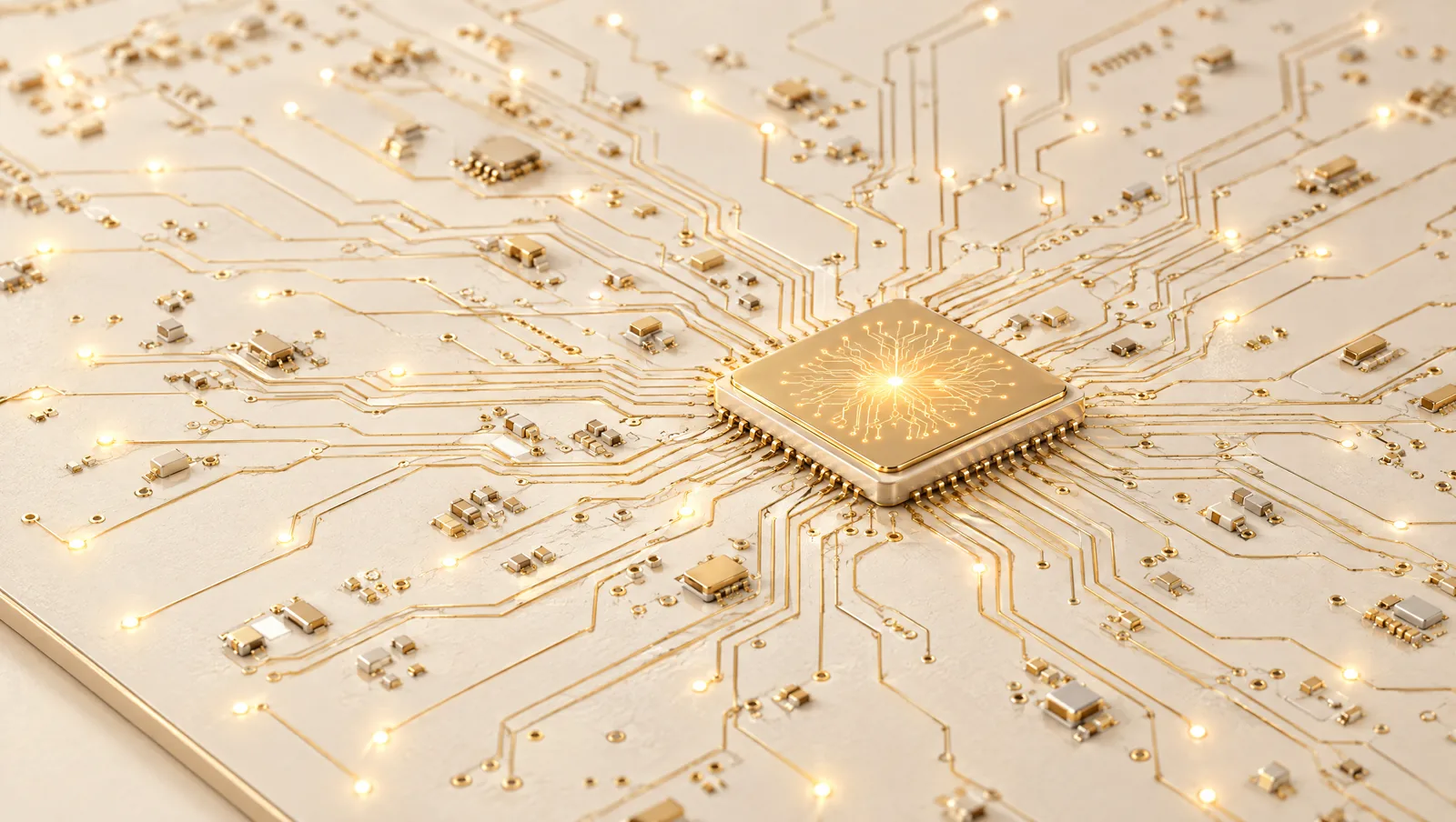 Κεντρικό chip με διαδρομές προς κόμβους στο πεδίο — Soft1 SFA