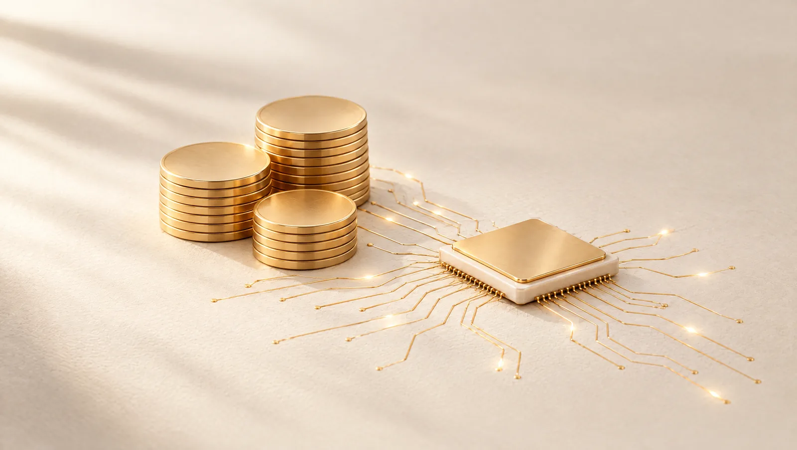 Κέρματα συνδεδεμένα με microchip — Soft1 FinTech